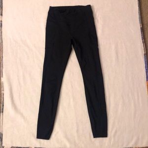 Black high waisted Avia leggings including pockets
